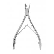 Offset bone nippers - angled, 10 cm, 7 mm cutting edge
