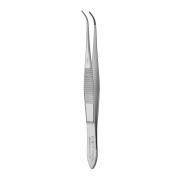 Graefe forceps - serrated, curved