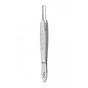 Arched tip forceps - straight, 10  cm