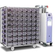 NexGen LoProfile IVC egérállvány, 60 ketrec, víz nélkül, EcoFlo Tower Blowerrel