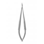 Vannas spring scissors - curved, sharp