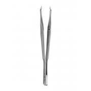 Ultra fine clipper scissors II forceps style - straight, sharp, 10 cm, 2.5 mm cutting edge